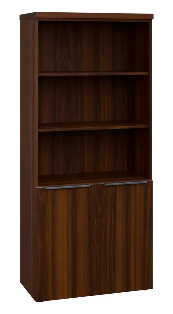 SIN 5 - 8DN3 kancelářská skříň, 2-dveřová/nika, 1820x800x400, ořech královský